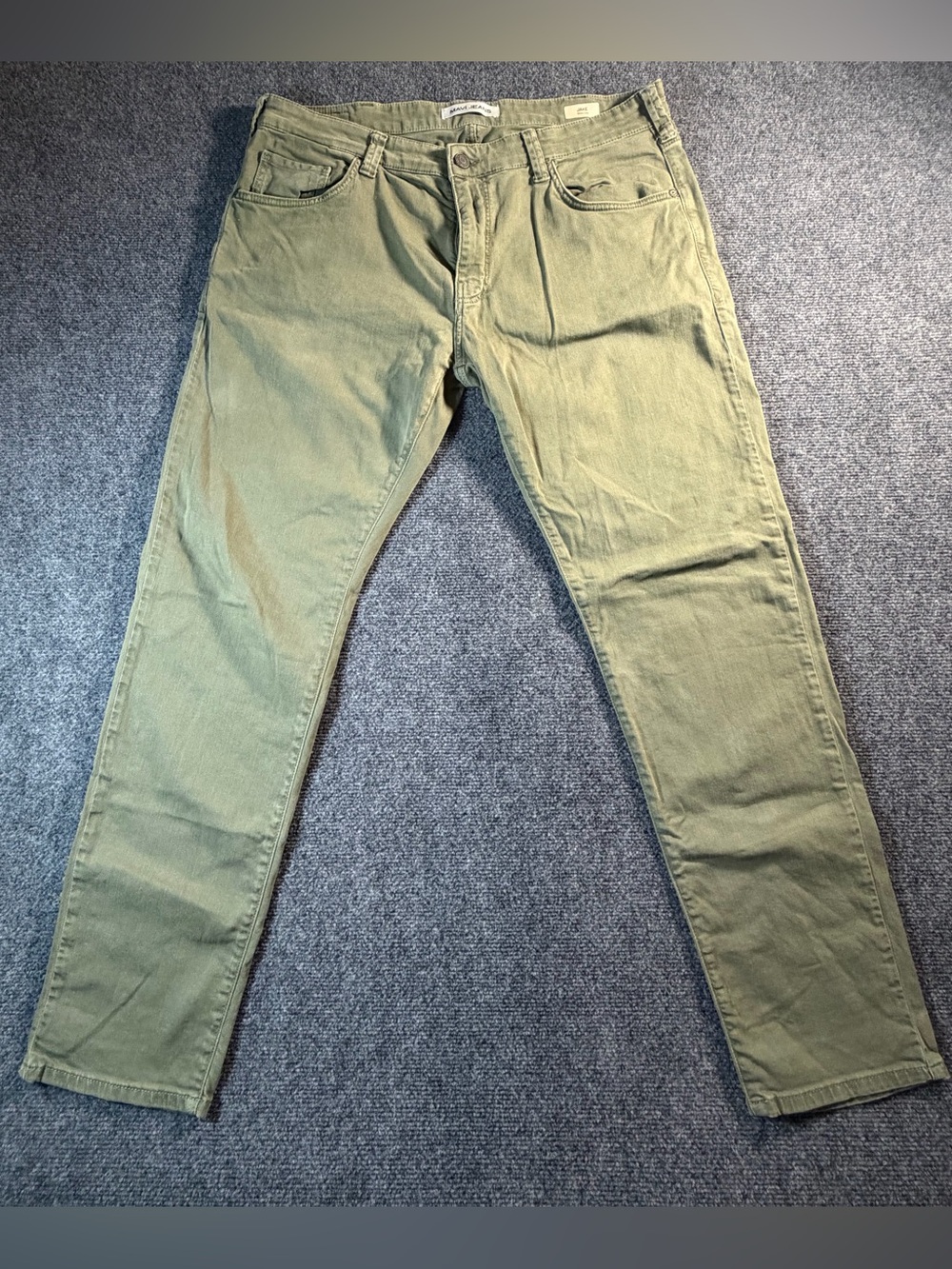 Mavi Jeans Pants Mens 38x32 Sage Green Jake Slim Leg Chino Khakis
